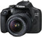 Canon EOS 2000D - Spiegelreflexcamera kit - 24,1 MP - 18-55mm f/3.5-5.6 DC-lens - Zwart