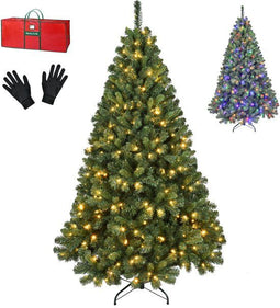 PristinePine Volle kerstboom - 180 cm - 280 LED lampjes - 980 takken - Groen