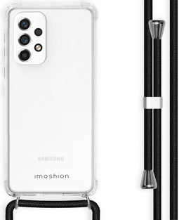 iMoshion Hoesje Geschikt voor Samsung Galaxy A33 Hoesje Met Koord - iMoshion Backcover met koord - Transparant