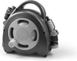G.F. Aquabag Maxi - Slanghaspel 16,5 m - Inclusief Multi Jet broes - Grijs