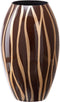 Vaas 21,5 x 21,5 x 36 cm Zebra Keramisch Gouden Bruin