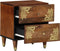 vidaXL - Nachtkastjes - 2 - stuks - 40x33,5x46 - cm - Massief - Mango - Hout