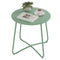Esituro Bijzettafel - Ø45cm - Hoogte 45cm - Metaal - Groen