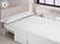 Verstelbaar onderlaken Happy Home LISOS COTTON Wit Bed van 90