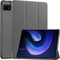 imoshion Tablet Hoes - Geschikt voor Xiaomi Pad 6, Xiaomi Pad 6 Pro - Trifold Bookcase - Grijs