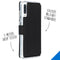 Accezz Hoesje Geschikt voor Samsung Galaxy A70 Hoesje Met Pasjeshouder - Accezz Xtreme Wallet Bookcase - Zwart