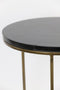 Light & Living - Bijzettafel SOBRINA - Ø50x52cm - Zwart - Set van 2