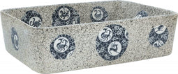 vidaXL - Opzetwasbak - rechthoekig - 46x35,5x13 - cm - keramiek - meerkleurig