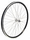 Kgs Voorwiel 28 inch (622) velg ryde stratos/zilver zwart vaste as