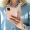 Selencia Hoesje Geschikt voor Samsung Galaxy A41 Hoesje Met Pasjeshouder - Selencia Echt Lederen Bookcase - Roze