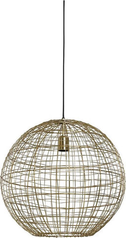 Light & Living Hanglamp Mirana - Antiek Brons - Ø46cm - Modern - Hanglampen Eetkamer, Slaapkamer, Woonkamer