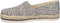 TOMS Alpargate Platform Rope - Dames espadrille - Vegan canvas - Wit zwart - Maat 40