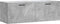 vidaXL - Wandkast - 100x36,5x35 - cm - bewerkt - hout - betongrijs