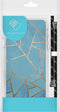 iMoshion Hoesje Geschikt voor Samsung Galaxy A72 Hoesje Met Koord - iMoshion Design Hoesje met Koord - Blauw / Meerkleurig / Goud / Blue Graphic