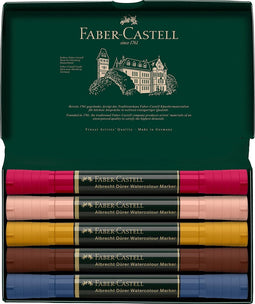 Faber-Castell aquarelmarker - Albrecht Durer - doos Portrait 5 stuks - FC-160307