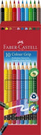 Faber-Castell kleurpotlod - Color Grip - met gum - uitgumbaar - 10 stuks - FC-116613
