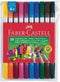 Faber-Castell viltstiften - dubbele punt - brushpen en fineliner - 10 stuks - FC-151110