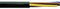 Faber Kabel 030006 Geïsoleerde kabel H03VV-F 3 G 0.75 mm² Zwart 100 m