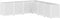 vidaXL - Plantenbak - 160x160x53 - cm - polypropeen - wit