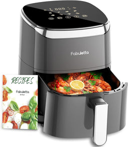 Fabuletta 9-in-1 Heteluchtfriteuse - LED touchscreen - 4 L - Max. 230°C - Grijs