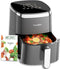 Fabuletta 9-in-1 Heteluchtfriteuse - LED touchscreen - 4 L - Max. 230°C - Grijs