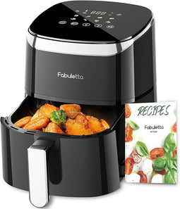Fabuletta heteluchtfriteuse, 4 liter, 9-in-1 heteluchtfriteuse, max 230°C, heteluchtfriteuse, digita