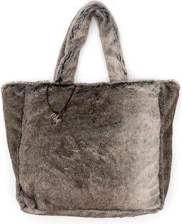 Fabulous Faux Fur Bag grey