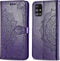 iMoshion Hoesje Geschikt voor Samsung Galaxy M31s Hoesje Met Pasjeshouder - iMoshion Mandala Bookcase - Paars