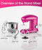 Facelle - Stand Mixer - 660W - 6 Snelheden
