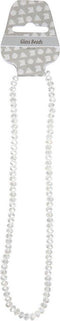 Facet kralen, afm 5x6 mm, gatgrootte 1 mm, kristal, 100stuks