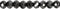 Facet kralen, afm 5x6 mm, gatgrootte 1 mm, metallic zwart, 100stuks
