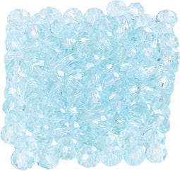 Facetkralen Blauw 4 Mm 100 Stuks