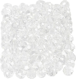 Facetkralen Transparant 4 Mm 100 Stuks