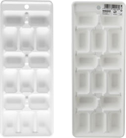Fackelmann IJsblokjesvormer 24x9 cm Wit PP
