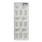 Fackelmann IJsblokjesvormer 24x9 cm Wit PP