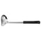 Fackelmann Sauslepel 26 cm Zwart PP/RVS