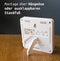 Fackelmann Tecno thermo-/hygrometer, klok wit met usb