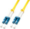 Lindy 47452 - Aansluitkabel - 3m OS2 LC Duplex - Geel