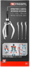 Facom Binnen-buiten trekken 2 of 3 bekken 140 mm - U.306PB