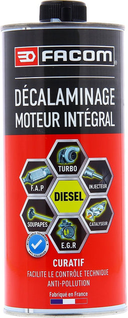 Facom Diesel Motor Reiniger 1L - additief - reinigt roetfilter, EGR-klep, de turbo en katalysator