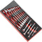 Facom Module van foam met 13 ringsteeksleutels in inches - MODM.440-4