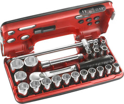 Facom SL.DBOX4 Dopsleutelset Metrisch 1/2 (12.5 mm) 22-delig