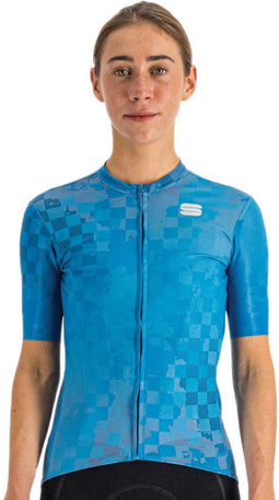 Sportful ROCKET Fietsshirt Dames Berry Blue Blue Sea - Vrouwen - maat L