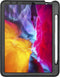 Tablet Hoes Geschikt voor iPad Air 5 (2022) /iPad Air 11 inch (2024) M2 / iPad Air 4 (2020) - Defender Backcover met strap - Zwart
