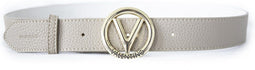 Valentino Round Kledingriem - Broekriem - Kunstleer - 110 cm - Beige