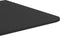 vidaXL - Urinoirschot - wandgemonteerd - 90x40 - cm - gehard - glas - zwart