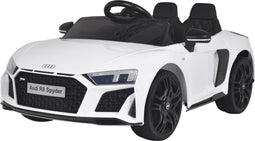 Audi R8 Spyder - Wit - Elektrische Auto Voor Kinderen - 1 Stoel - 12V