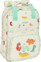 Schoolrugzak Safta Dinos 20 x 28 x 8 cm Crème