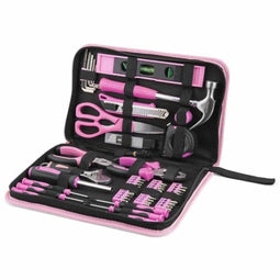 Fieldmann FDG 5016-71R - Gereedschapsset - 71 Onderdelen - Zwart Roze