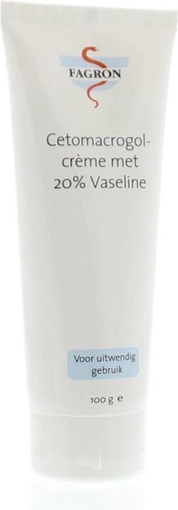 Fagron Cetamacrogolcrème Met 20% Vaseline 100 gr